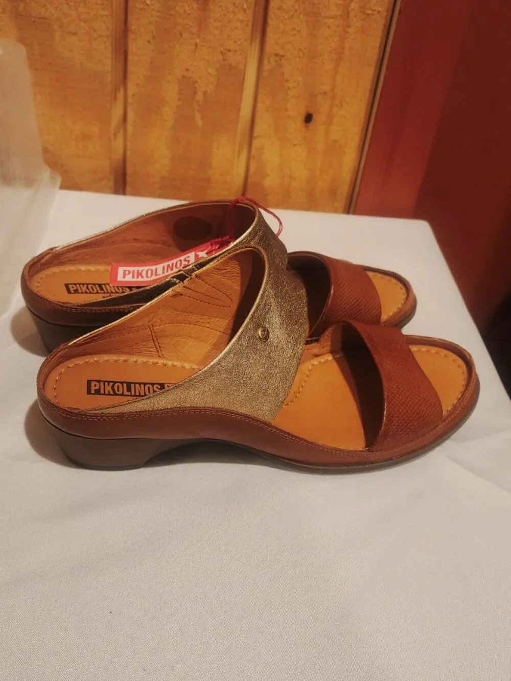 PIKOLINOS Heeled Sandals Leather Huelva Size EU 38 - Picture 2 of 5